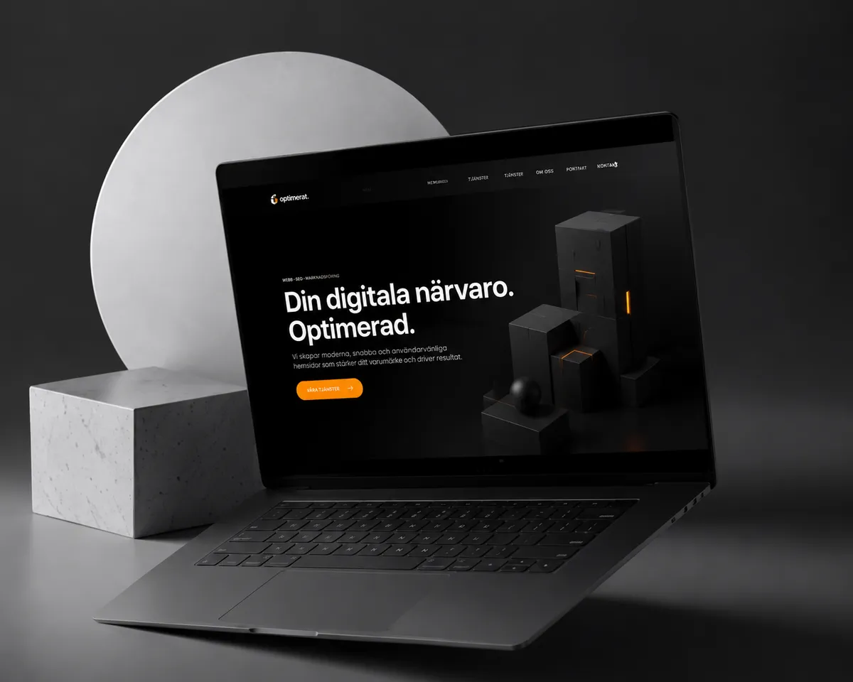Professionell hemsida byggd av Optimerat